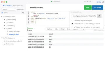 Miniatura Popsql Base de Datos