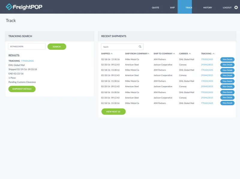 FreightPOP