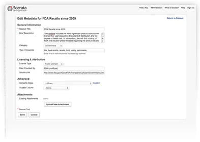 Socrata Open Data Portal