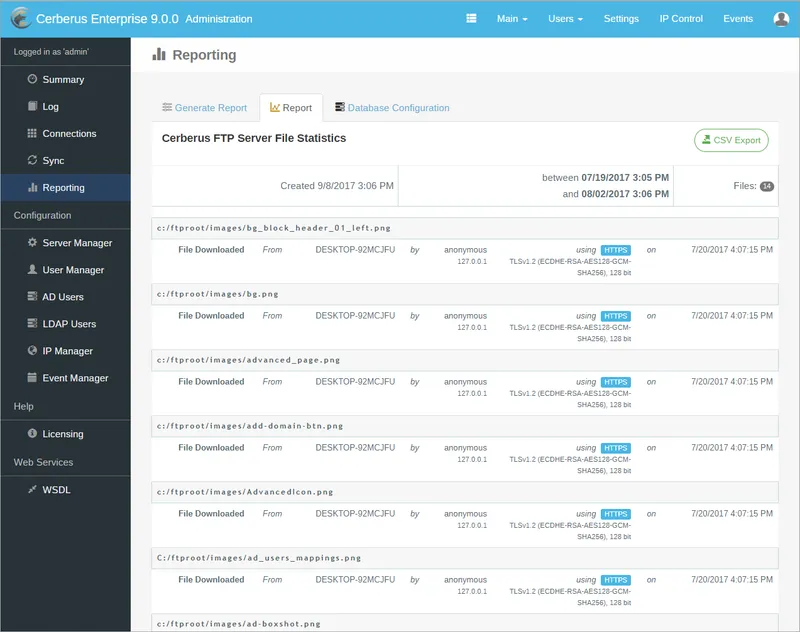 Cerberus FTP Server