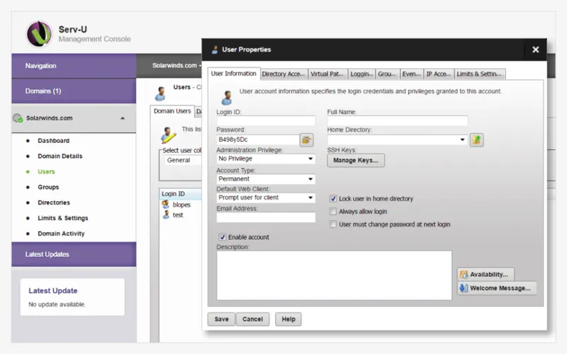 Serv-U FTP Server
