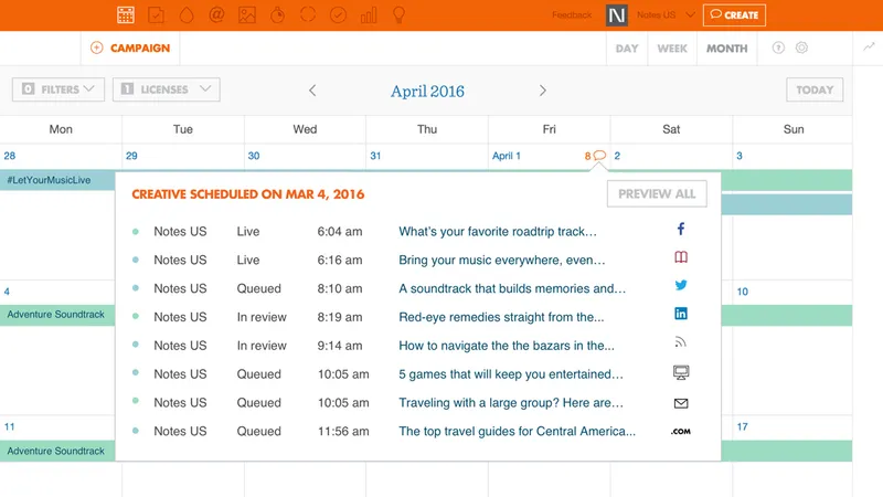 Percolate Marketing RRSS