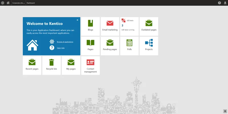 Kentico Contenido Web