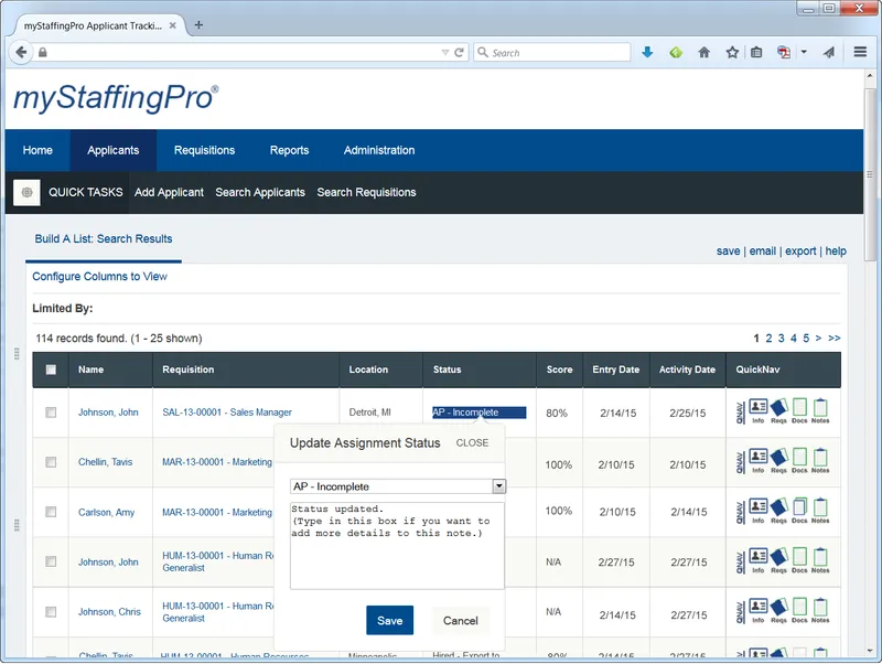 MyStaffingPro
