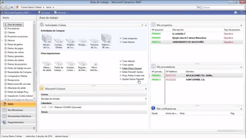 Quonext ERP Proyectos