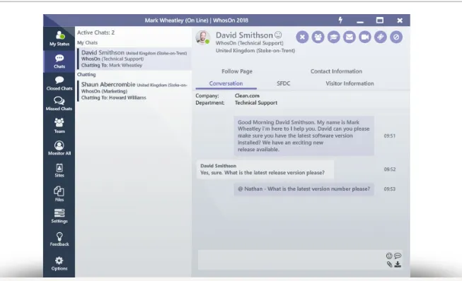 WhosOn Chat en Vivo
