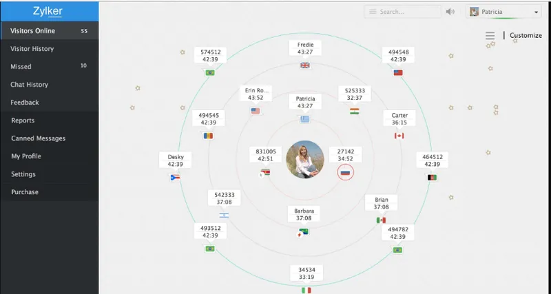 Zoho SalesIQ Live Chat