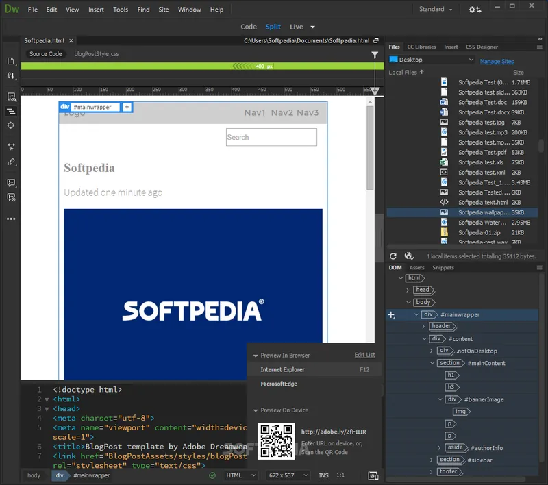 Adobe Dreamweaver