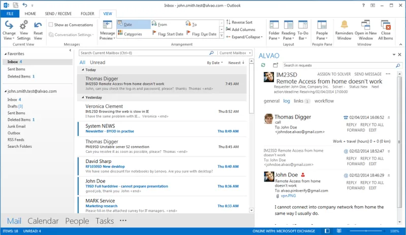 ALVAO Service Desk