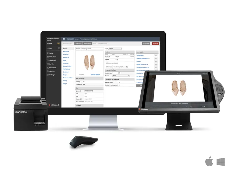 Lightspeed POS Manejo de Retail