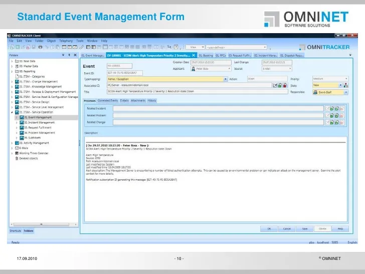 OMNITRACKER IT Solution