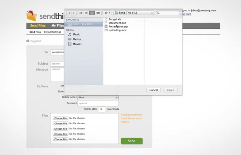 SendThisFile