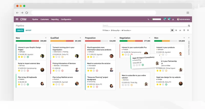 Odoo CRM
