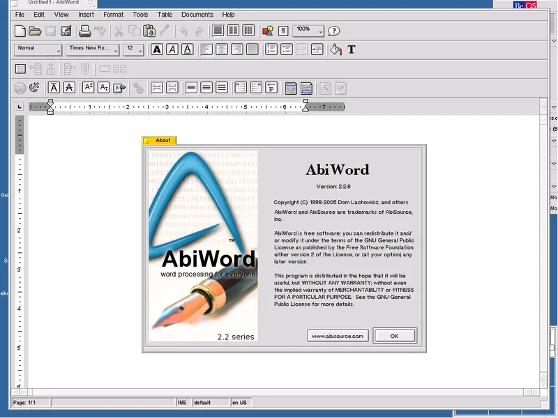 AbiWord Software