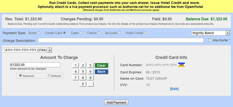OpenHotel PMS