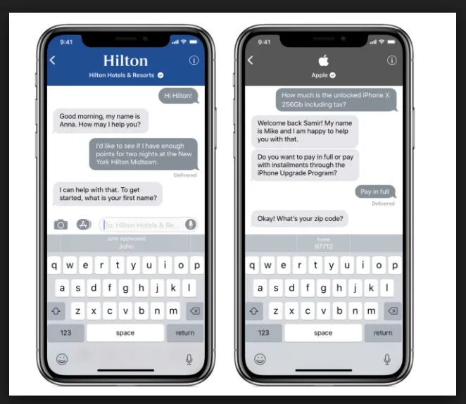 Apple Business Chat