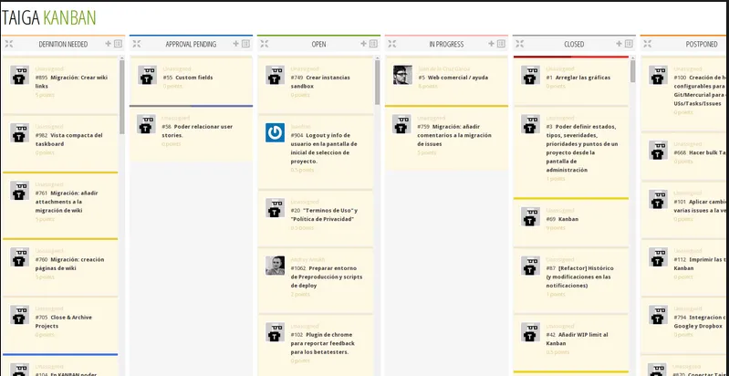 Taiga Kanban