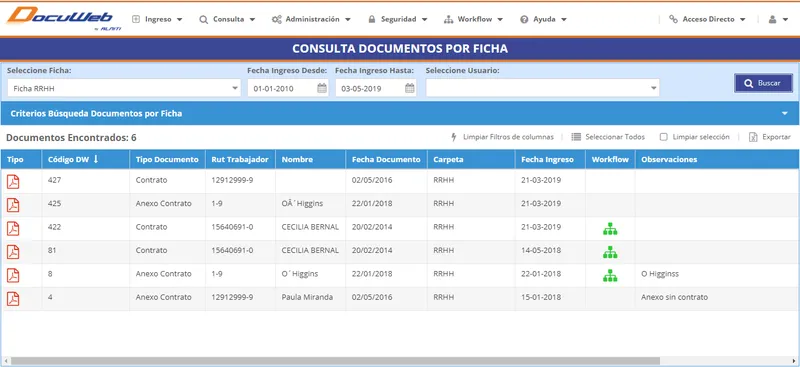 DocuWeb Software